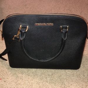 Michael Kors leather dome crossbody purse